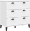vidaXL - Ladekast - VIKEN - massief - grenenhout - wit