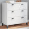 vidaXL - Ladekast - VIKEN - massief - grenenhout - wit