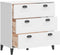 vidaXL - Ladekast - VIKEN - massief - grenenhout - wit