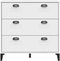 vidaXL - Ladekast - VIKEN - massief - grenenhout - wit