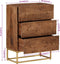 vidaXL - Ladekastje - 55x30x76 - cm - massief - mangohout - en - ijzer