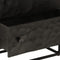 vidaXL - Ladekastje - 55x30x76 - cm - massief - mangohout - en - ijzer - zwart
