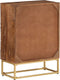 vidaXL - Ladekastje - 55x30x76 - cm - massief - mangohout - en - ijzer