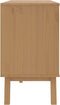 vidaXL - Ladekastje - OLDEN - massief - grenenhout - bruin