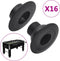 vidaXL - Lagers - voor - tafelvoetbalstang - 16 - st - 15,9/16 - mm
