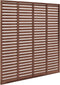 vidaXL - Lamellenhek - 180x180 - cm - HKC - donkergrijs
