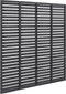 vidaXL - Lamellenhek - 180x180 - cm - HKC - grijs