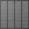 vidaXL - Lamellenhek - 180x180 - cm - HKC - grijs