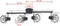 vidaXL Lamp industrieel met 4 LED's zwart
