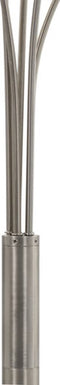 vidaXL Lamp staand 5xE14 200 cm zilverkleurig
