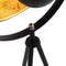 vidaXL Lamp staand E27 51 cm zwart en goud