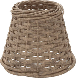vidaXL - Lampenkap - Ø15x12 - cm - wicker - bruin