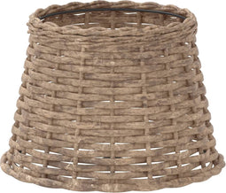 vidaXL - Lampenkap - Ø25x17 - cm - wicker - bruin
