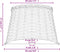 vidaXL - Lampenkap - Ø25x17 - cm - wicker - bruin