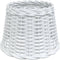 vidaXL - Lampenkap - Ø30x20 - cm - wicker - wit