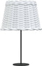vidaXL - Lampenkap - Ø30x20 - cm - wicker - wit