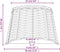 vidaXL - Lampenkap - Ø30x20 - cm - wicker - wit