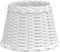vidaXL - Lampenkap - Ø30x20 - cm - wicker - wit