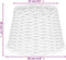 vidaXL - Lampenkap - Ø30x20 - cm - wicker - wit