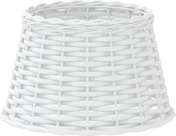 vidaXL - Lampenkap - Ø38x23 - cm - wicker - wit