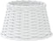 vidaXL - Lampenkap - Ø38x23 - cm - wicker - wit