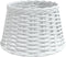 vidaXL - Lampenkap - Ø38x23 - cm - wicker - wit