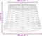 vidaXL - Lampenkap - Ø38x23 - cm - wicker - wit