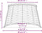 vidaXL - Lampenkap - Ø38x23 - cm - wicker - wit