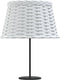 vidaXL - Lampenkap - Ø38x23 - cm - wicker - wit