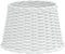 vidaXL - Lampenkap - Ø40x26 - cm - wicker - wit