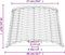 vidaXL - Lampenkap - Ø40x26 - cm - wicker - wit