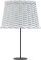 vidaXL - Lampenkap - Ø40x26 - cm - wicker - wit