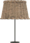 vidaXL - Lampenkap - Ø45x28 - cm - wicker - bruin