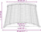 vidaXL - Lampenkap - Ø45x28 - cm - wicker - bruin