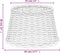 vidaXL - Lampenkap - Ø45x28 - cm - wicker - bruin