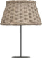 vidaXL - Lampenkap - Ø50x30 - cm - wicker - bruin