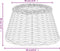 vidaXL - Lampenkap - Ø50x30 - cm - wicker - wit