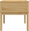 vidaXL - Lamptafel - FLORO - 55x55x54 - cm - massief - grenenhout - wasbruin