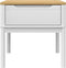 vidaXL - Lamptafel - FLORO - 55x55x54 - cm - massief - grenenhout - wit