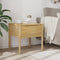 vidaXL - Lamptafel - FLORO - 55x55x54 - cm - massief - grenenhout - wasbruin