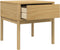 vidaXL - Lamptafel - FLORO - 55x55x54 - cm - massief - grenenhout - wasbruin