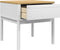 vidaXL - Lamptafel - FLORO - 55x55x54 - cm - massief - grenenhout - wit
