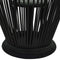 vidaXL - Lantaarnhouder - hangend - 95 - cm - bamboe - zwart