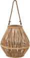 vidaXL - Lantaarnhouder - hangend - wicker - naturel