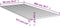vidaXL - Lattenbodem - massief - grenenhout - 90x200 - cm