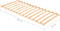 vidaXL - Lattenbodem - met - 13 - latten - 90x200 - cm