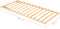 vidaXL - Lattenbodem - met - 13 - latten - en - verstelbaar - hoofdeinde - 90x200 - cm