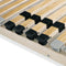 vidaXL - Lattenbodem - met - 28 - latten - 7 - zones - 100x200 - cm
