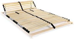 vidaXL - Lattenbodem - met - 28 - latten - 7 - zones - 140x200 - cm