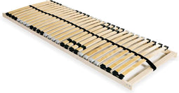 vidaXL - Lattenbodem - met - 28 - latten - 7 - zones - 70x200 - cm